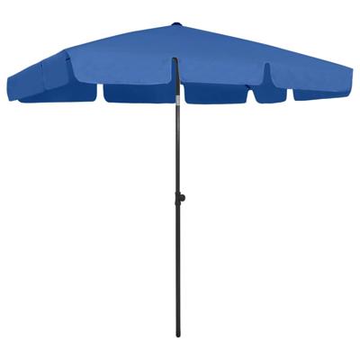 VidaXL Strandparasol 200x125 cm azuurblauw VidaXL Strandparasol 200x125 cm azuurblauw