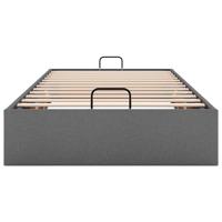 Bedframe zonder matras 80x200 cm stof donkergrijs - thumbnail