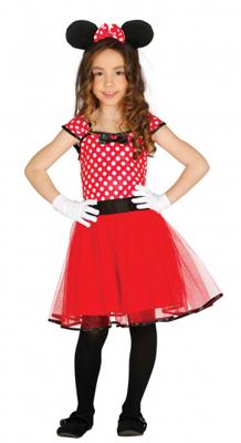 Klein Muisje kostuum kind rood