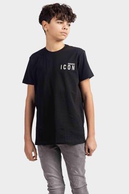 Dsquared2 Icon Maglietta T-Shirt Kids Zwart - Maat 116 - Kleur: Zwart | Soccerfanshop