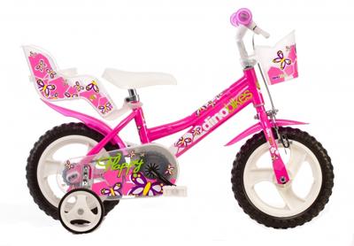 Dino Happy 12 Inch 21 cm Meisjes Doortrapper Roze