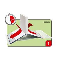 Zelfklevende boekomslag Grafoplas Transparant PVC 5 Stuks 30 x 53 cm - thumbnail