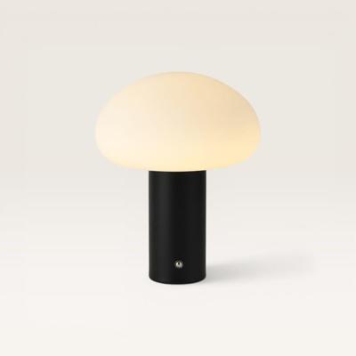 LED Tafellamp Givaro nero - Zwarte, oplaadbare paddenstoel lamp voor binnen, met geïntegreerde dimmer LED Tafellamp Givaro nero - Zwarte, oplaadbare paddenstoel lamp voor binnen, met geïntegreerde dimmer