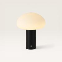 LED Tafellamp Givaro nero - Zwarte, oplaadbare paddenstoel lamp voor binnen, met geïntegreerde dimmer - thumbnail