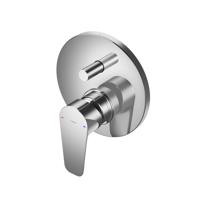 Inbouw Douchemengkraan Hotbath Gringo 1-hendel Automatische Omstelinrichting Chroom - thumbnail