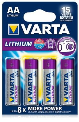 Batterijen Varta Ultra Lithium (4 Onderdelen)