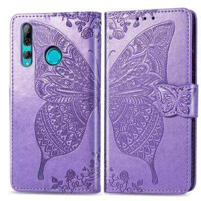 Butterfly Love bloemen reliëf horizontale Flip lederen case voor Huawei Y9 Prime (2019) met houder & kaartsleuven & portemonnee & Lanyard (licht paa Butterfly Love bloemen reliëf horizontale Flip lederen case voor Huawei Y9 Prime (2019) met houder & kaartsleuven & portemonnee & Lanyard (licht paa