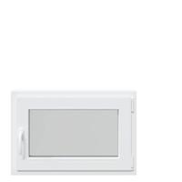 Kelderraam "RISOR" 50x75 cm draai-kiep DIN rechts wit - thumbnail