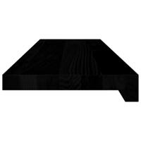 VidaXL Vensterbanken 2 st 80x20x2 cm massief eikenhout donkerbruin - thumbnail