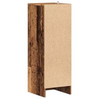 VidaXL Schoenenkast 32x35x92 cm bewerkt hout oud houtkleurig - thumbnail