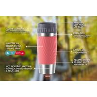 Tefal Travel Mug Easytwist Isoleerbeker 0.36L Koraalrood - thumbnail