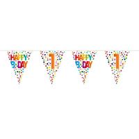 Folat BV Vlaggenlijn confetti 1 jaar, 10mtr. - thumbnail