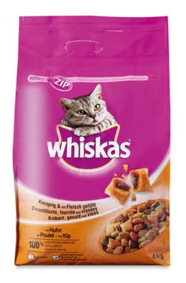Whiskas Adult 1+ met kip kattenvoer 3,8 kg Whiskas Adult 1+ met kip kattenvoer 3,8 kg