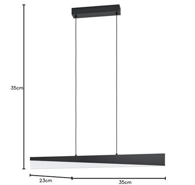 Eglo Zwarte led hanglampIsidro - 99562