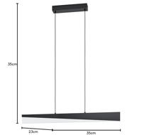 Eglo Zwarte led hanglampIsidro - 99562 - thumbnail