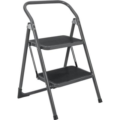 Metaltex kappa 2 huishoudtrap met 2 treden 47x48x76 cm zwart