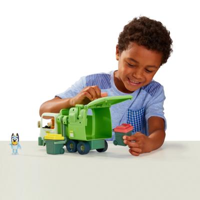 Moose Toys Bluey vuilniswagen met speelfiguren