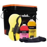 Airolube Basic Schoonmaakset met Emmer voor Fiets 5 delig - thumbnail