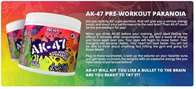 AK-47 Labs Pre-Workout Blue Raspberry (240 g)