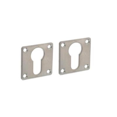 Intersteel Set van 2 cilinderrozettenTira vierkant RVS 2mm - 0035.341987