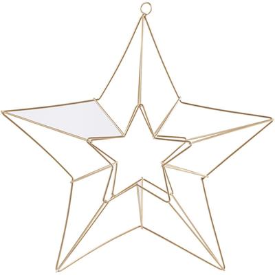 Creativ Company Hangende bal, ster, afm 34x30 cm, brons, 1 stuk