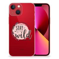 Apple iPhone 13 Telefoonhoesje met Naam Boho Stay Wild - thumbnail