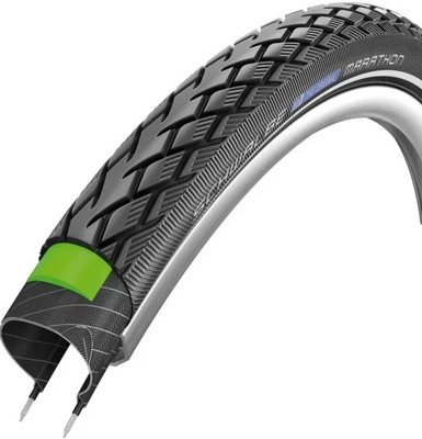 Schwalbe Buitenband marathon greenguard 28 x 1.75 (47-622) reflectie