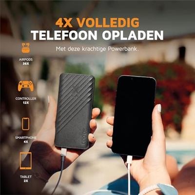 Xtorm Go2 Power Pack 20000 mAh Powerbank Zwart - thumbnail