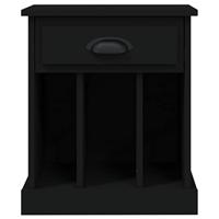 Nachtkastje 43x36x50 cm zwart - thumbnail