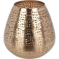 Matalen Theelichthouder 15 cm Mat Goud - thumbnail