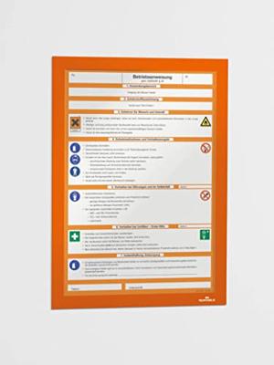 Durable Magneetkader | DIN A4 ORANGE | zelfklevende rugfolie | 2 stuks - 487209 487209 Durable Magneetkader | DIN A4 ORANGE | zelfklevende rugfolie | 2 stuks - 487209 487209