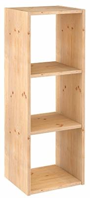 Planken Astigarraga Dinamic 3 Natuurlijk Hout 107 x 36,2 x 34 cm Kubussen Modulair - thumbnail