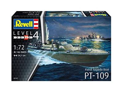 Revell bouwmodel patrol torpedo boat pt-109