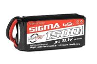 RC Plus Lipo 45c 11,1 volt 1500mah met XT60 stekker - thumbnail
