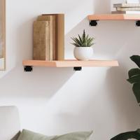 Wandschap 40x40x4 cm onbehandeld massief eikenhout - thumbnail