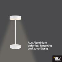 SLV Buiten tafellampVinolina wit - oplaadbaar - 1007360 - thumbnail