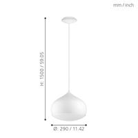 Eglo Witte hanglampComba-C Ø 29cm - 98047 - thumbnail