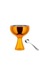 Alessi Big love IJscoupe met lepel 25 cl oranje - thumbnail