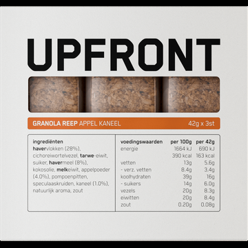 Upfront Granola Bar Appel Kaneel 3 Stuks bij Jumbo Upfront Granola Bar Appel Kaneel 3 Stuks bij Jumbo
