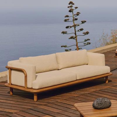 Kave Home 3-zits Bank 'Turqueta' Teakhout