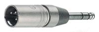 Neutrik NEUTRIK Adapter XLR(M) - 6.35 Jack stereo NA3MP - thumbnail