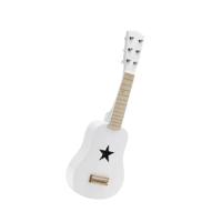 Kid's Concept houten gitaar met 6 snaren 53 cm wit - thumbnail