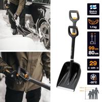 Fiskars x-serie telescopische autosneeuwschep - 1057187 - thumbnail