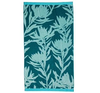 KAAT Amsterdam Bermuda Strandlaken - 100x180 cm - Blauw Groen