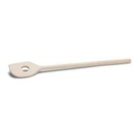 Patisse pollepel met gat hout 30cm - thumbnail