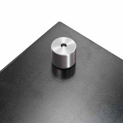 Spatschermen keuken 2 st 70x50 cm gehard glas zwart