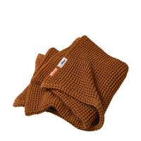 Done by Deer Waffle wikkeldeken 80 x 100 cm, Mustard - thumbnail