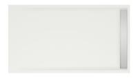 MegaBath Douchebak Easy Tray 150X90X5 cm Wit Mat Of Glans - Douchebak Mat Wit - thumbnail
