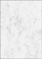 Sigel designpapier grijs gemarmerd, ft A4, 200 g, pak van 50 vel - thumbnail