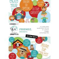 Creative Craftlab • friendz sticker paper pad on the farm - thumbnail